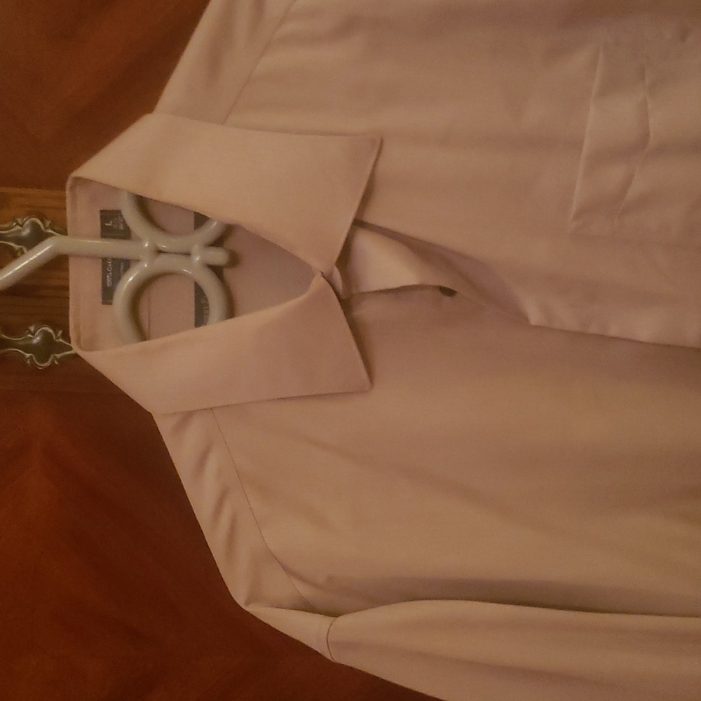 Perry Ellis Dress Shirt - beige NWOT, Size L